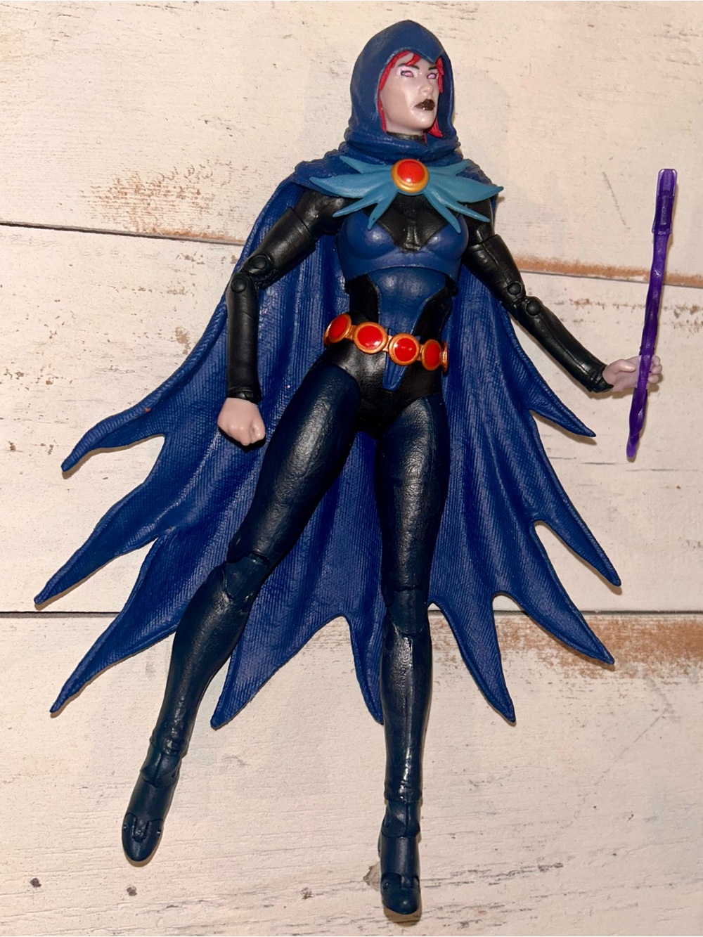 McFarlane Toys DC Multiverse Raven Teen Titans Action Figure excellent condition